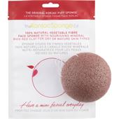 The Konjac Sponge Co. - Gezicht - French Red Clay Konjac Sponge Puff