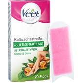 Veet - Warm- & Kaltwachs - Essential Inspirations Paski wosku do depilacji na zimno dla wszystkich typów skóry