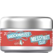 Wella Shockwaves - Styling - Messy Matt Clay