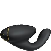 Womanizer - Duo 2 - Black Luxuriöser Dual Stimulator Mit Pleasure Air Technologie Für Die Klitoris Und Vibration für den G-Punkt