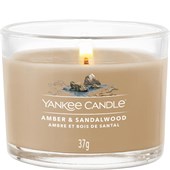 Yankee Candle - Votivní svíčka ve skle - Amber & Sandalwood