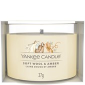 Yankee Candle - Votivkerze im Glas - Soft Wool & Amber