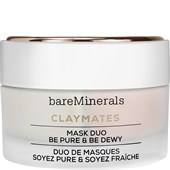 bareMinerals - Feuchtigkeitspflege - Claymates Mask Duo Be Pure & Be Dewy