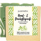 puremetics - Natural soaps - Hand- & Duschpflegeseife Avocado Grüntee