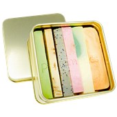 puremetics - Natural soaps - Embalagem de teste de mini sabonetes