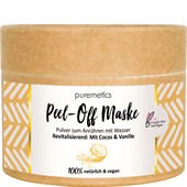 puremetics - Peelings & Masks - revitaliserend: met kokos & vanille Peel-Off gezichtsmaskers