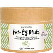 puremetics - Peelings & Masks - Thalasso-detox: Med ginkgo & grøn te Peel-Off ansigtsmasker