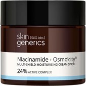 skin generics - Feuchtigkeitspflege - Niacinamid 24% Aktivkomplex Multischild Feuchtigkeitscreme SPF30