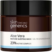 skin generics - Masken - Aloe Vera 23% Aktivkomplex Restore Schlafmaske