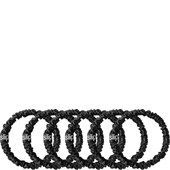 slip - Hair Care - 6er Pack Pure Silk Skinny Hair Scrunchies Black