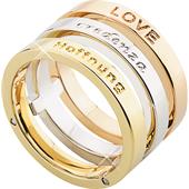 Gab & Ty by Jana Ina - Ringe - Tricolor Ring Love Credenza Hoffnung