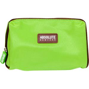 Absolute New York - Kosmetiikkalaukut - Green Microfiber Cosmetic Bag