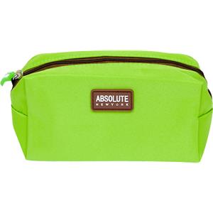 Absolute New York - Kosmetiikkalaukut - Green Microfiber Cosmetic Bag
