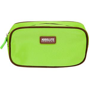 Absolute New York - Kosmetiikkalaukut - Green Microfiber Cosmetic Bag