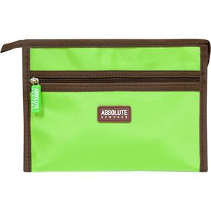 Absolute New York - Kosmetiikkalaukut - Green Microfiber Cosmetic Bag