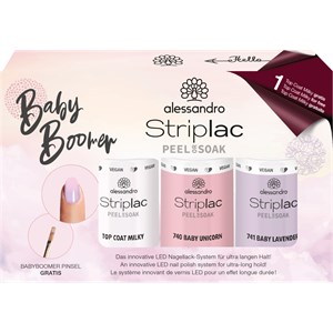 Striplac Peel Or Soak Geschenkset Baby Boomer Vegan Lavender Unicorn  Edition von Alessandro ❤️ online kaufen | parfumdreams