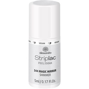 Alessandro Ongles Striplac Peel Or Soak - Vegan Collection Snow White 544 Magic Mirror Shimmer 5 Ml