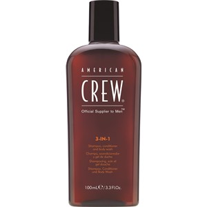 American Crew Hårpleje Hair & Body 3-in-1 Shampoo, Conditioner and Wash 1000 ml