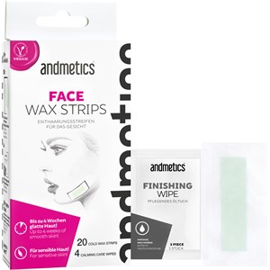 Andmetics - Bandas de cera - Face Wax Strips