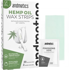 Andmetics - Wachsstreifen - Hemp Oil Wax Strips