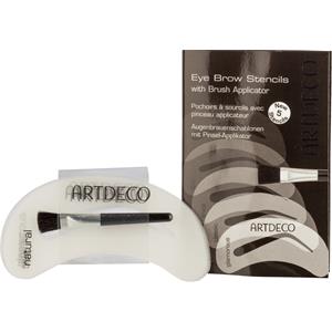 ARTDECO Accessoires Pinsel Eye Brow Stencils With Brush Applicator 1 Stk.