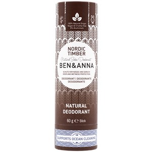 BEN&ANNA - Deodorant PaperStick - Natural Deodorant Stick Nordic Timber