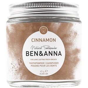 BEN&ANNA - Toothpaste in a glass - Toothpowder Cinnamon