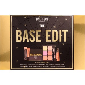 BPERFECT Make-up Teint Geschenkset Base Elements The Complexion Edit 27 G + 1x Double Ended Face Brush + Illuminating Primer Rose Glow 35 Ml + One Dew