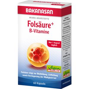 Image of Bakanasan Gesundheitsprodukte Mikro-Nährstoffe Folsäure+ B-Vitamine 60 Stk.