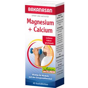 Image of Bakanasan Gesundheitsprodukte Mikro-Nährstoffe Magnesium + Calcium 40 Stk.