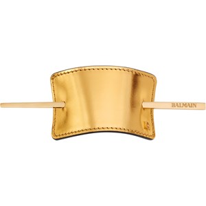 Balmain Hair Couture - Haarspangen - Hair Barrette Leather Gold