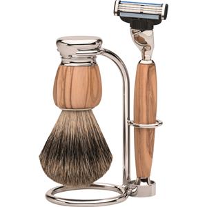 ERBE - Conjunto de giletes - Conjunto de barbear Premium Milano Mach3