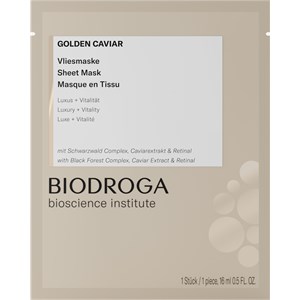 Biodroga Golden Caviar Vliesmaske Anti-Aging-Masken Damen 16 Ml