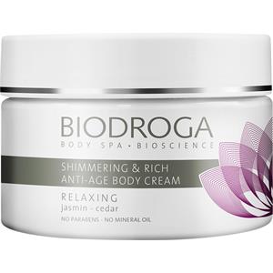 Biodroga Relaxing Shimmering & Rich Anti-Age Body Cream Anti-Cellulite Damen