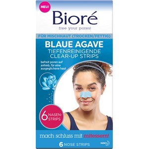 Bioré - Gesichtspflege - Blaue Agave Tiefenreinigende Clear-Up Strips