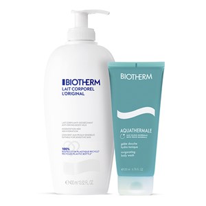 Biotherm - Lait Corporel - Biotherm Aquathermale Shower Gel 200 ml + Lait Corporel Anti-Drying Body Milk 400 ml
