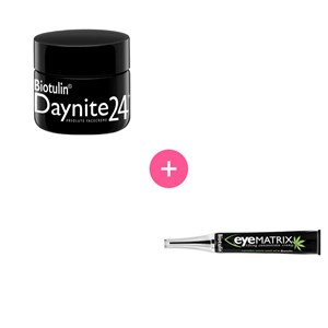 Biotulin - Ansigtspleje - Daynite 24+ Absolute Facecreme + Eyematrix Lifting Concentrate Creme SET