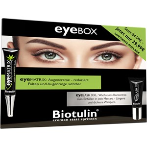 Biotulin Pflege Gesichtspflege Eyebox Eyematrix Lifting Concentrate Creme 15 Ml + XXL Mascara Fill In 2 Ml 1 Stk.