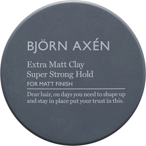 Björn Axén - Hair Wax - Extra Matt Clay Super Strong Hold