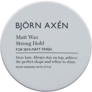 Björn Axén - Cire pour cheveux - Matt Wax Strong Hold