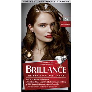 Brillance Soin Des Cheveux Coloration 862 Brun Naturel Niveau 3 Crème Colorante Intense 160 Ml
