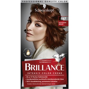 Brillance Haarpflege Coloration 867 Mahagonibraun Stufe 3 Intensiv-Color-Creme 160 Ml