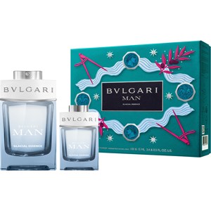 Bvlgari Parfums Pour Hommes Man Glacial Essence Coffret Cadeau Eau De Parfum Spray 100 Ml + Eau De Parfum Travel Spray 15 Ml 115 Ml