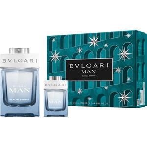 Bvlgari Parfums Pour Hommes Man Glacial Essence Coffret Cadeau Eau De Parfum Spray 100 Ml + Eau De Parfum Spray 15 Ml 115 Ml