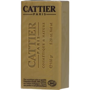 Cattier Reinigung Körperreinigung Weiße Heilerde & Gelbe Heilerde & Bio-Lavendelhonig Heilerde Seife Mit Honig 150 G