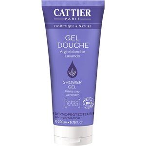 Cattier - Body cleansing - White clay & lavender honey  Soothing shower gel