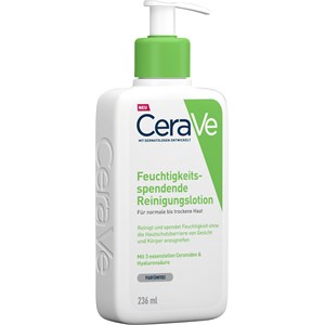 CeraVe Normal bis trockene Haut Feuchtigkeitsspendendes Reinigungslotion Reinigungscreme Damen 236 ml