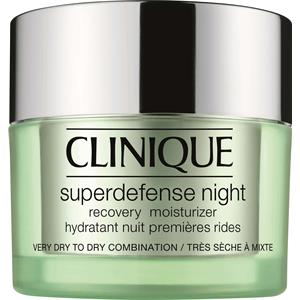 Clinique Soin Hydratant Superdefense Night Recovery Moisturizer Hauttyp 1/2 50 Ml