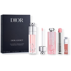 DIOR Læber Læbepleje Natural Glow Lip EssentialsDior Addict Make-Up Set Dior Balm 3,2 g + Maximiser Gloss 6 ml - begge i 001 Pink 1 Stk.