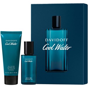 Davidoff Parfums Pour Hommes Cool Water Coffret Cadeau Eau De Toilette 40 Ml + All-In-One Shower Gel 75 Ml 115 Ml